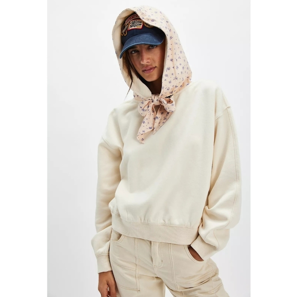 Free People Headscarf Hoodie N W T